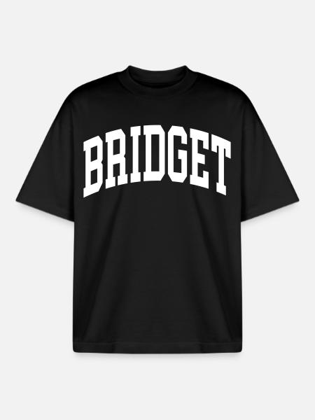 Bridget - Boxy Heavyweight Unisex Organic T-Shirt von Stanley/Stella - Schwarz