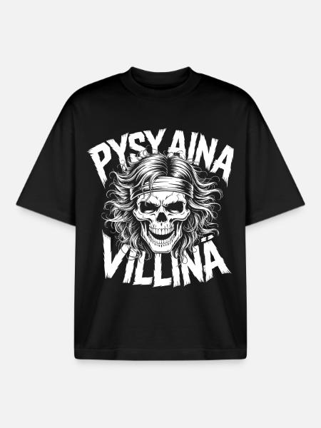 Wild Skull Design - Boxy Heavyweight Unisex Organic T-Shirt by Stanley/Stella - black