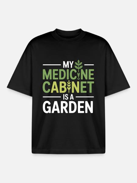 Certified Clinical Organic Pharmaceutical Gear  - Boxy Heavyweight Unisex Organic T-Shirt by Stanley/Stella - black