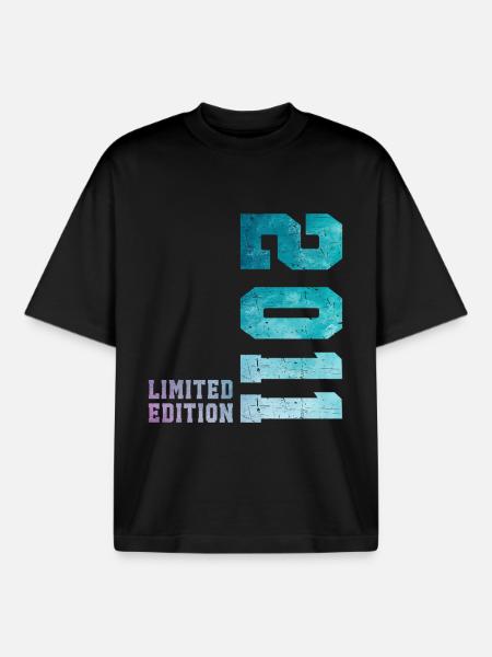 2011 15th Anniversary Limited Edition - Boxy Heavyweight Unisex Organic T-Shirt by Stanley/Stella - black