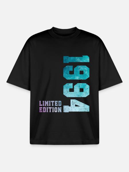 1994 Limited Edition 32 Years Anniversary - Boxy Heavyweight Unisex Organic T-Shirt by Stanley/Stella - black