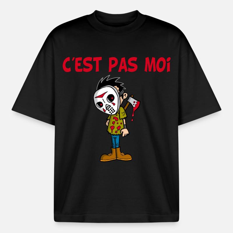 Innocence - T-shirt unisexe épais coupe boxy Stanley/Stella - noir