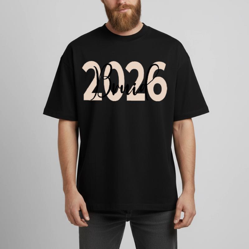 Bruiloft Bruid 2026 T-shirt unisexe boxy épais biologique Stanley/Stella