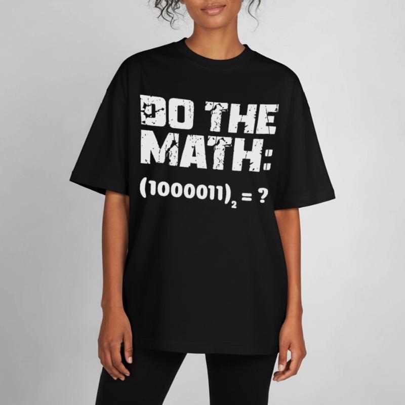Do The Math Binärsystem Boxy Heavyweight Unisex Organic T-Shirt von Stanley/Stella