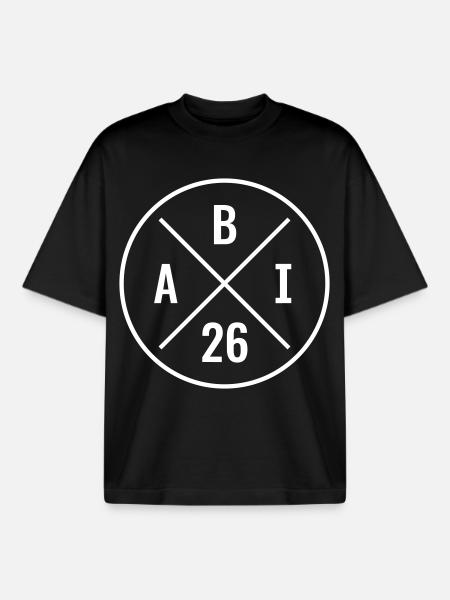 Abi 2026 - Boxy Heavyweight Unisex Organic T-Shirt von Stanley/Stella - Schwarz
