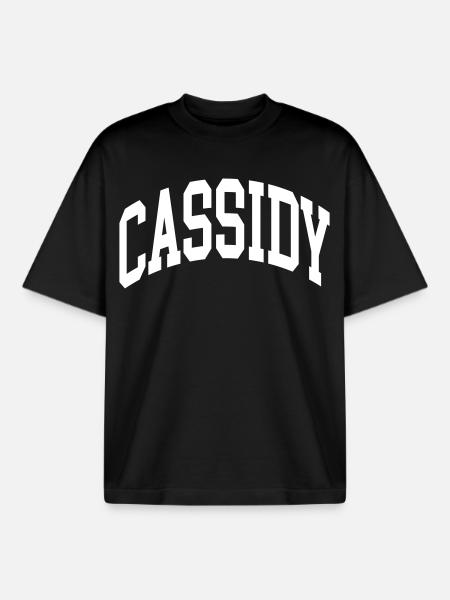 Cassidy - Boxy Heavyweight Unisex Organic T-Shirt von Stanley/Stella - Schwarz