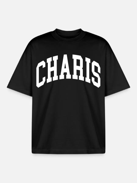 Charis - Boxy Heavyweight Unisex Organic T-Shirt von Stanley/Stella - Schwarz