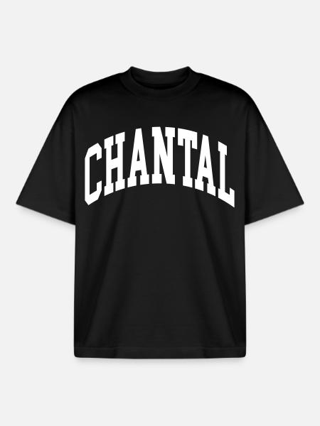 Chantal - Boxy Heavyweight Unisex Organic T-Shirt von Stanley/Stella - Schwarz
