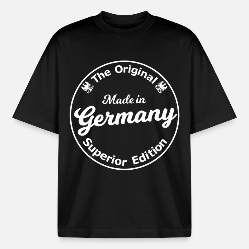 Original German Badge - Boxy Heavyweight Unisex Organic T-Shirt von Stanley/Stella - Schwarz