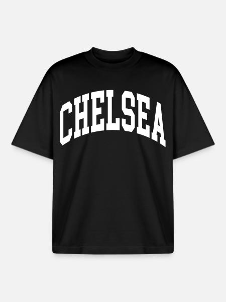 Chelsea - Boxy Heavyweight Unisex Organic T-Shirt by Stanley/Stella - black