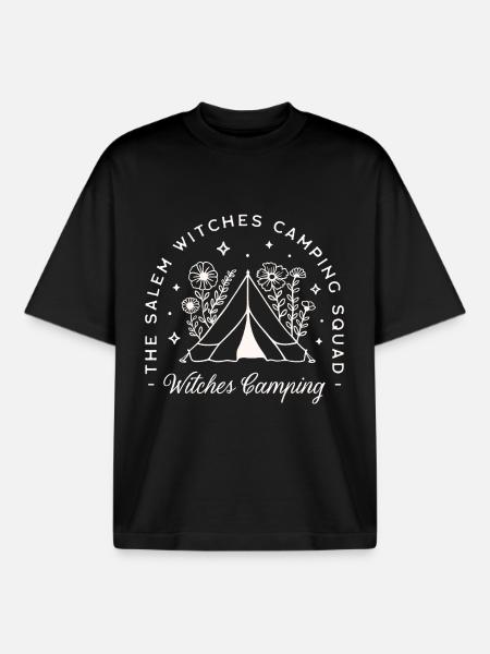 Hexen-Camp-Hexen-Sommercamp-Gruppe Matching - Boxy Heavyweight Unisex Organic T-Shirt von Stanley/Stella - Schwarz