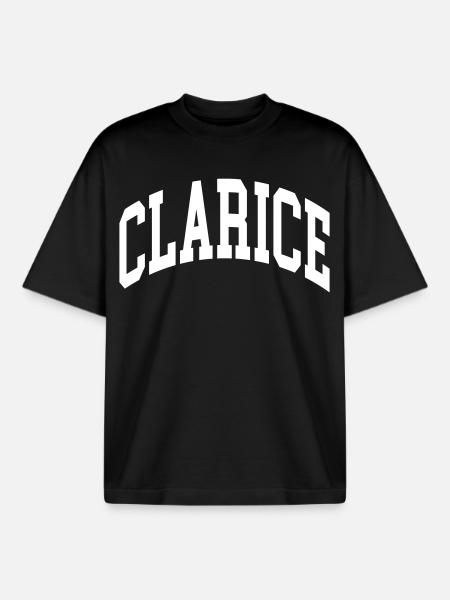 Clarice - Boxy Heavyweight Unisex Organic T-Shirt by Stanley/Stella - black