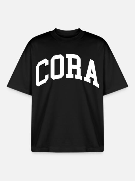 Cora - Boxy Heavyweight Unisex Organic T-Shirt von Stanley/Stella - Schwarz