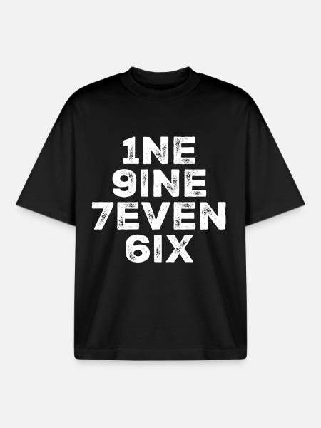 Millésime 1976 - T-shirt unisexe boxy épais biologique Stanley/Stella - noir
