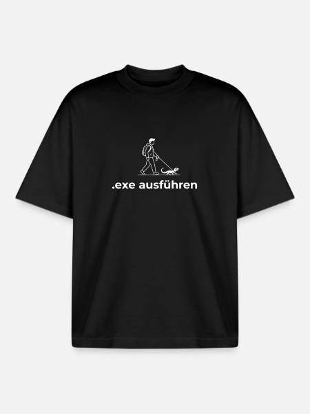 Sys Admin Programmierer Informatiker - Boxy Heavyweight Unisex Organic T-Shirt von Stanley/Stella - Schwarz