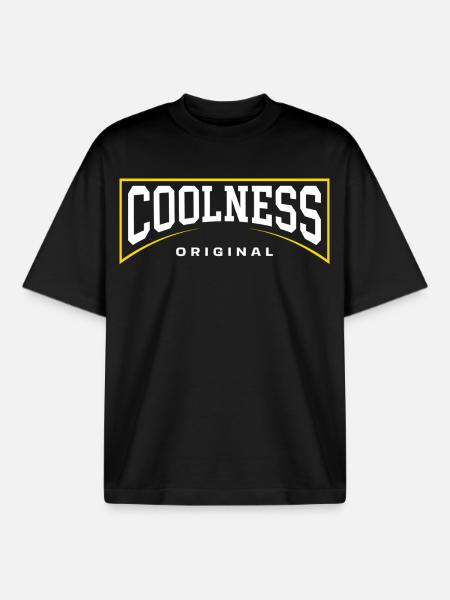 Coolness Original - Boxy Heavyweight Unisex Organic T-Shirt von Stanley/Stella - Schwarz