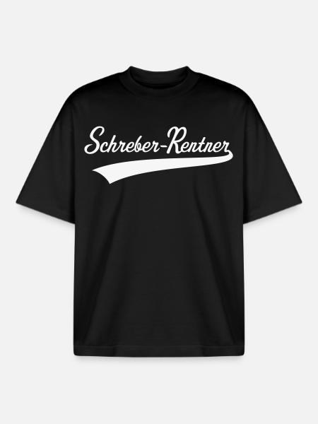 Schreber-Rentner (Rentner / Schrebergärtner / W) - Boxy Heavyweight Unisex Organic T-Shirt von Stanley/Stella - Schwarz