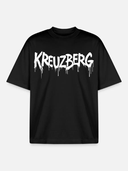 Kreuzberg - Boxy Heavyweight Unisex Organic T-Shirt von Stanley/Stella - Schwarz