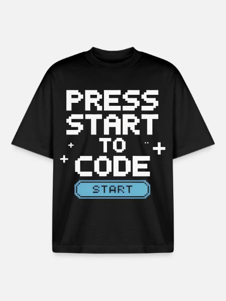 Programmers – Coding Developers & Computer Scientists - Boxy Heavyweight Unisex Organic T-Shirt by Stanley/Stella - black