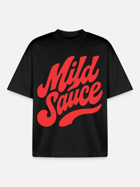 Script rétro de sauce sauvage - T-shirt unisexe boxy épais biologique Stanley/Stella - noir