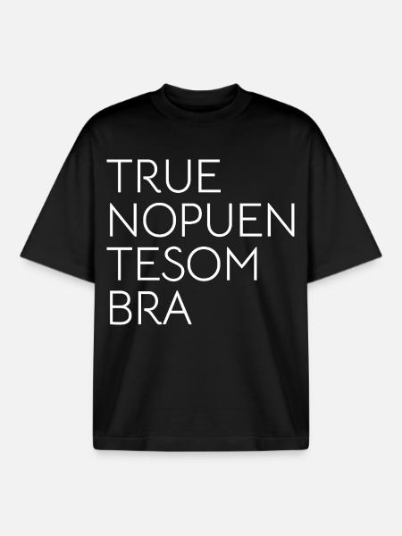 THUNDER SHADOW BRIDGE - Boxy Heavyweight Unisex Organic T-Shirt by Stanley/Stella - black