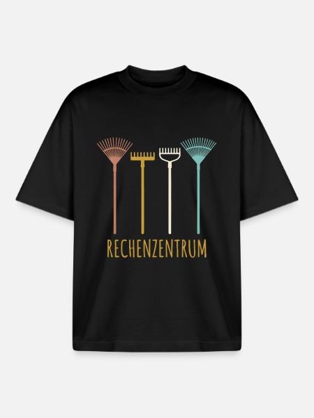 Gärtner Hobbygärtner Rechenzentrum - Boxy Heavyweight Unisex Organic T-Shirt von Stanley/Stella - Schwarz