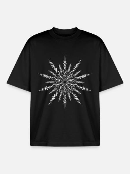 Arctic Resonance - Boxy Heavyweight Unisex Organic T-Shirt by Stanley/Stella - black