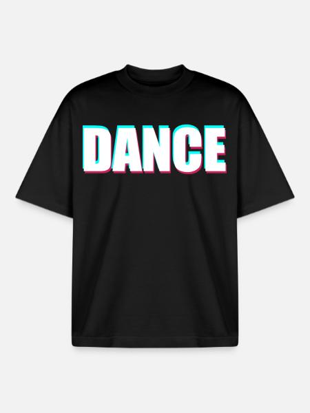 Danser - T-shirt unisexe boxy épais biologique Stanley/Stella - noir