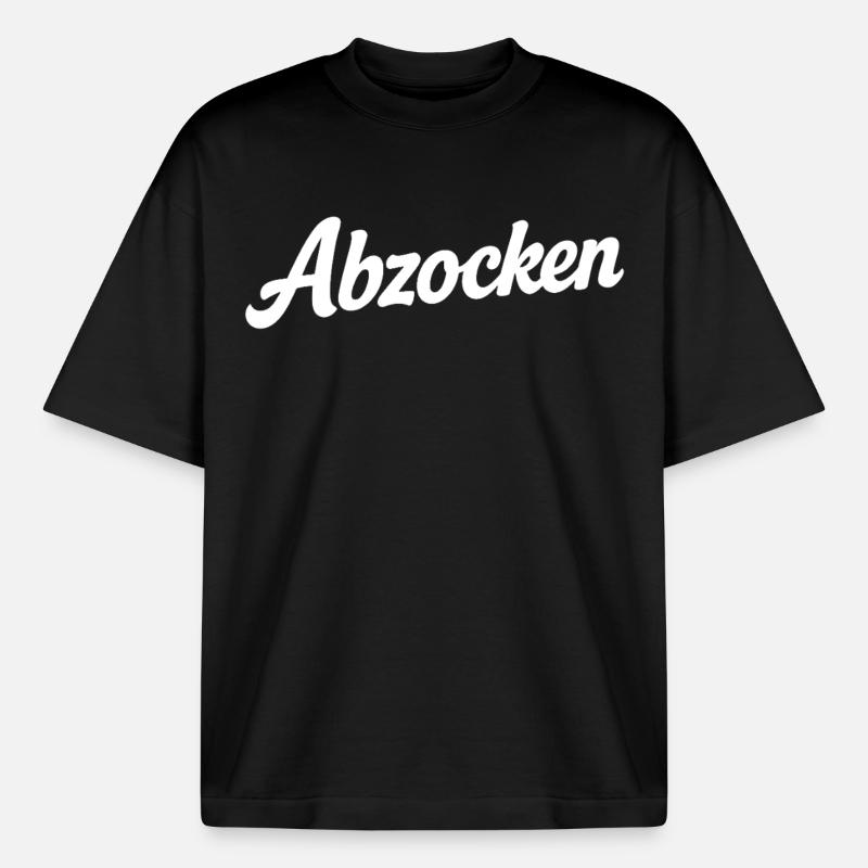 Rip-Off – Deceptive Packaging & Shrinkflation Statement - Boxy Heavyweight Unisex Organic T-Shirt by Stanley/Stella - black