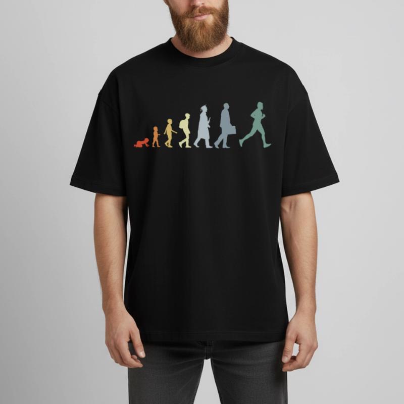 Runner Evolution Heavyweight Boxy Unisex T-Shirt by Stanley/Stella