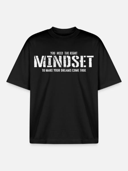 Mindset - Boxy Heavyweight Unisex Organic T-Shirt by Stanley/Stella - black