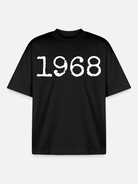 Legendär seit 1968 - Boxy Heavyweight Unisex Organic T-Shirt von Stanley/Stella - Schwarz