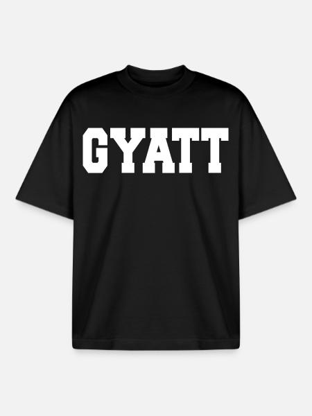 Gyatt - T-shirt unisexe boxy épais biologique Stanley/Stella - noir