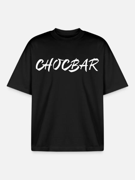 CHOCBAR - T-shirt unisexe boxy épais biologique Stanley/Stella - noir