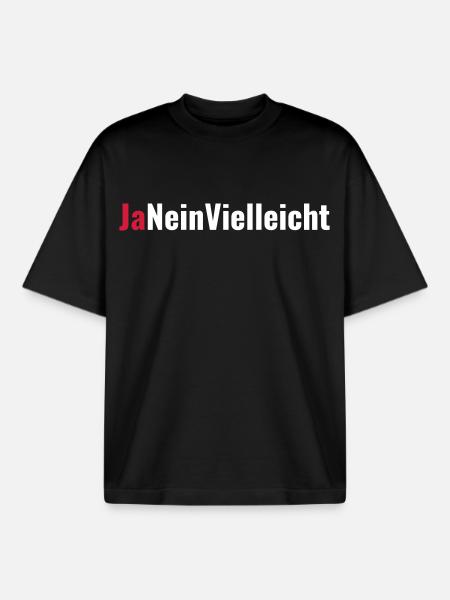 Proposal Engagement Bachelor Party Gift - Boxy Heavyweight Unisex Organic T-Shirt by Stanley/Stella - black