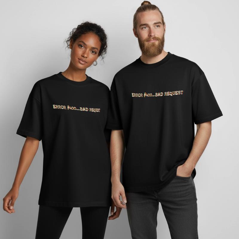 Error400_BadRequest T-shirt unisexe boxy épais biologique Stanley/Stella
