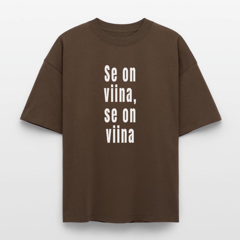 C’est de l’alcool, c’est de l’alcool T-shirt unisexe boxy épais biologique Stanley/Stella