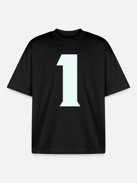 1 - Boxy Heavyweight Unisex Organic T-Shirt von Stanley/Stella - Schwarz