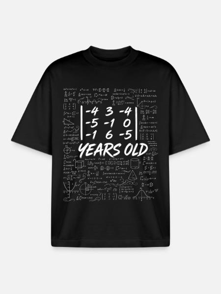 29. Jubiläum. Determinantenmatrix-Mathematik-Nerd lustig - Boxy Heavyweight Unisex Organic T-Shirt von Stanley/Stella - Schwarz