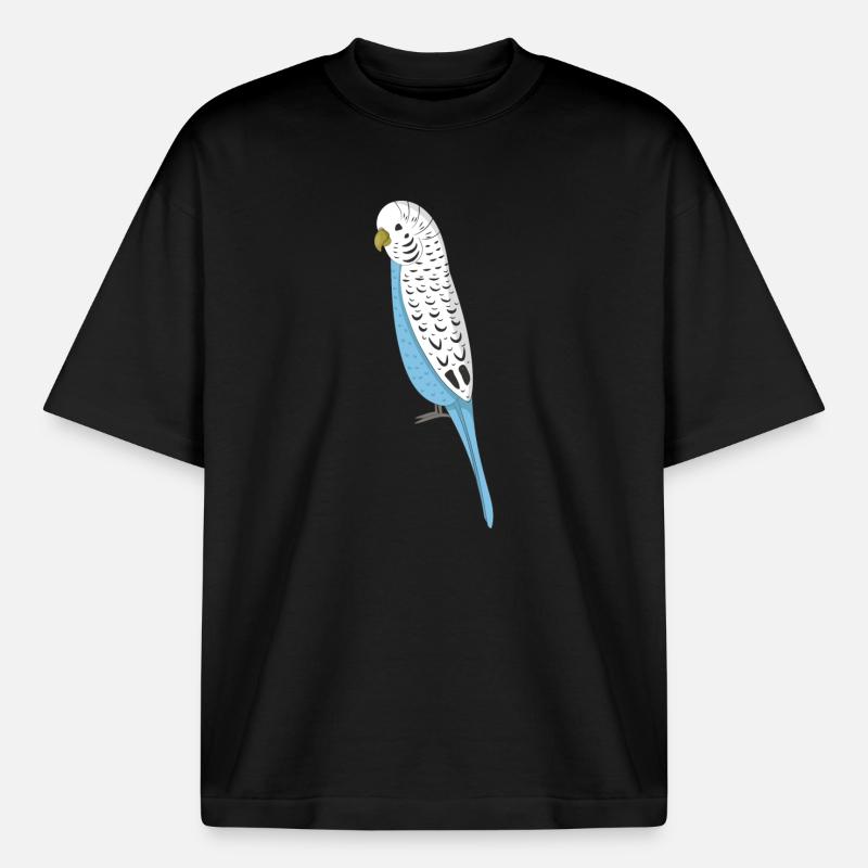 Perruque - T-shirt unisexe boxy épais biologique Stanley/Stella - noir