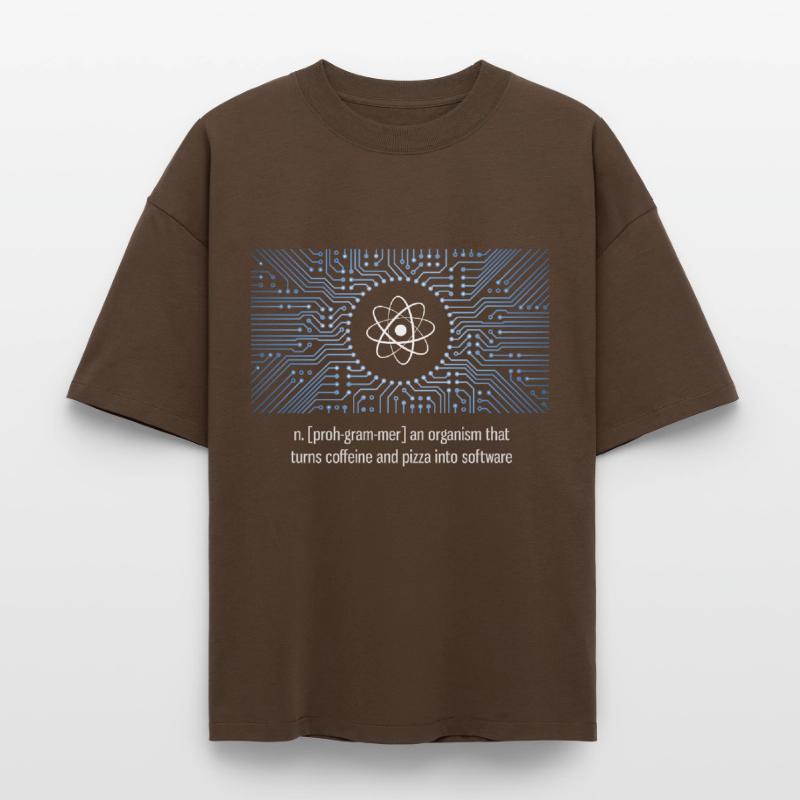 nerd programmateur urknall platine CPU pc code LOL T-shirt unisexe boxy épais biologique Stanley/Stella
