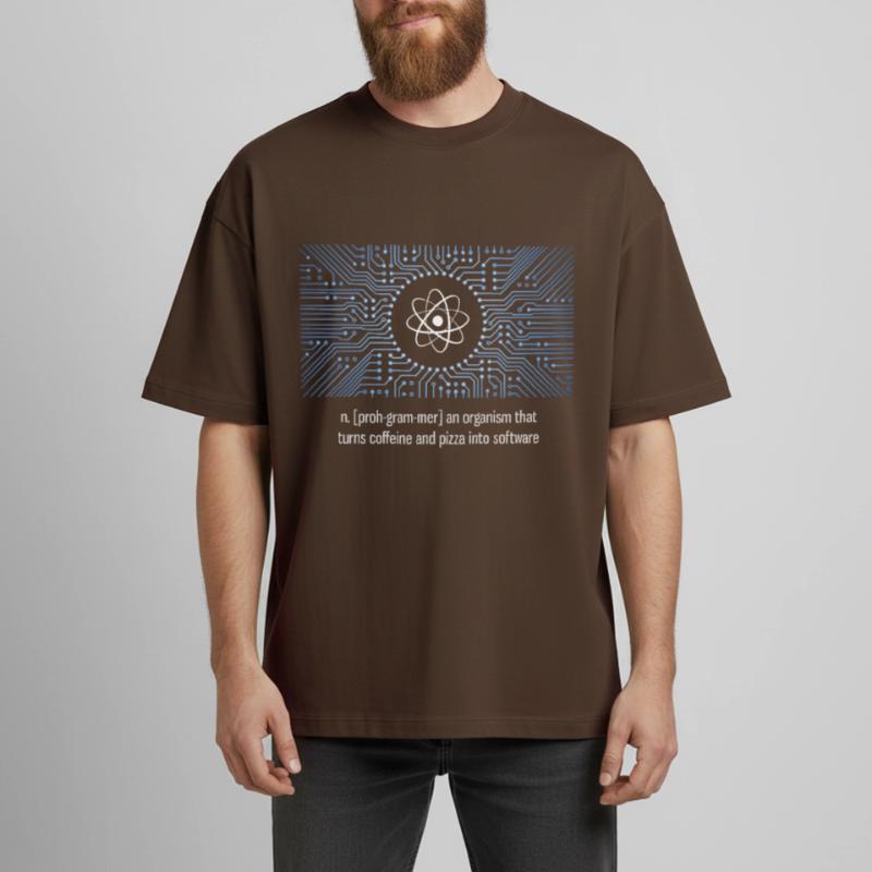 nerd programmateur urknall platine CPU pc code LOL T-shirt unisexe boxy épais biologique Stanley/Stella