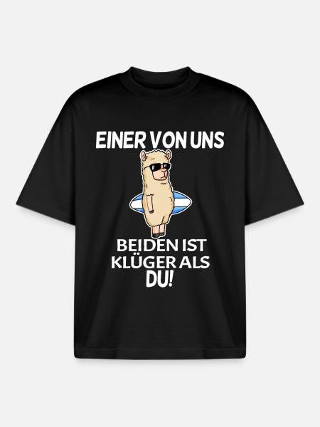 lustiger Spruch - Boxy Heavyweight Unisex Organic T-Shirt von Stanley/Stella - Schwarz