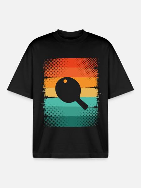 Paddle - Boxy Heavyweight Unisex Organic T-Shirt by Stanley/Stella - black