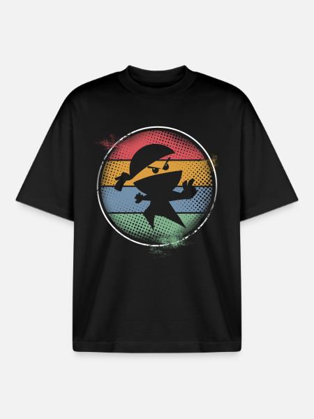Ninja - T-shirt unisexe boxy épais biologique Stanley/Stella - noir