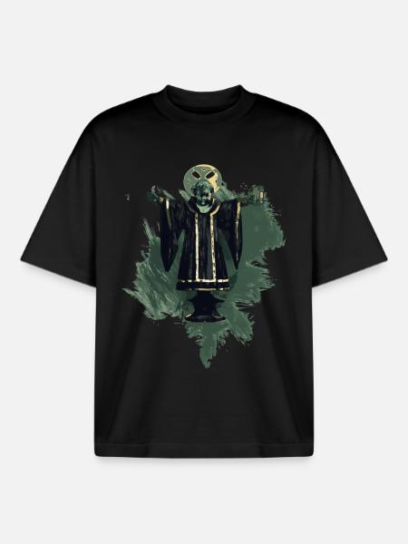 Munich retro look stylish - Boxy Heavyweight Unisex Organic T-Shirt by Stanley/Stella - black