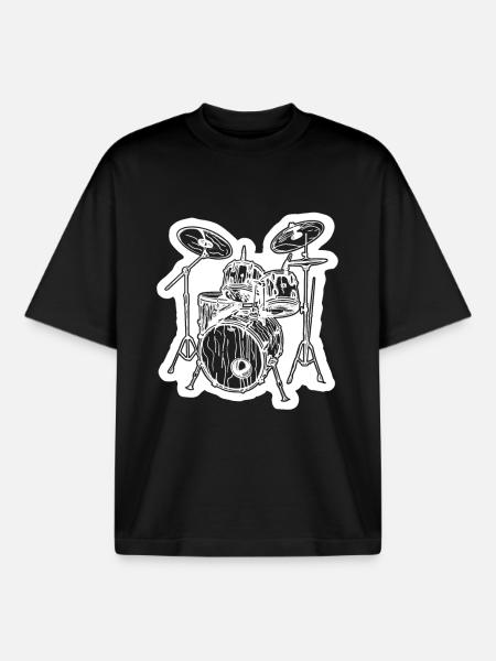 Rock Artists - Boxy Heavyweight Unisex Organic T-Shirt by Stanley/Stella - black
