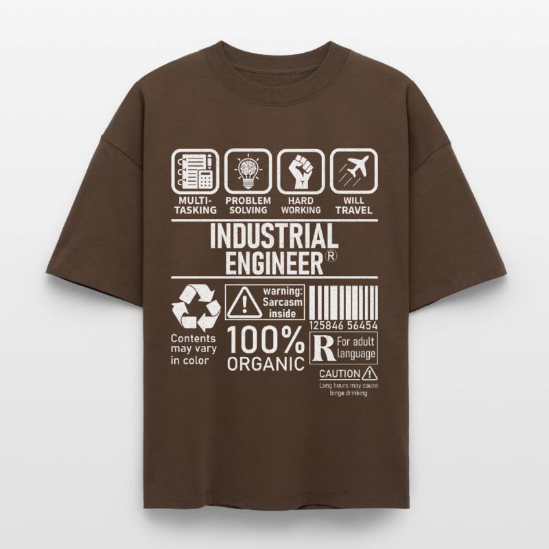 Industrial Engineer multi tasking problem solving Heavyweight Boxy Unisex T-Shirt by Stanley/Stella