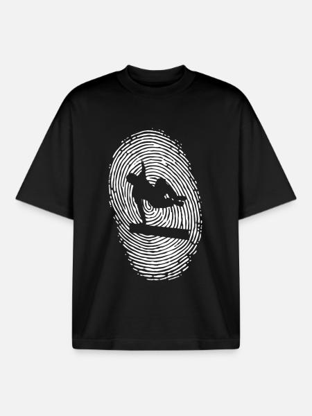 Parkour Sprung - Dynamisches Urban Design - Boxy Heavyweight Unisex Organic T-Shirt von Stanley/Stella - Schwarz
