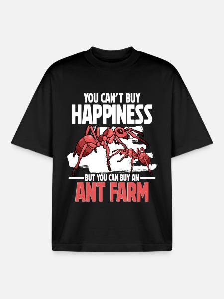 Ant Breeding Ant Breeder Ants - Boxy Heavyweight Unisex Organic T-Shirt by Stanley/Stella - black